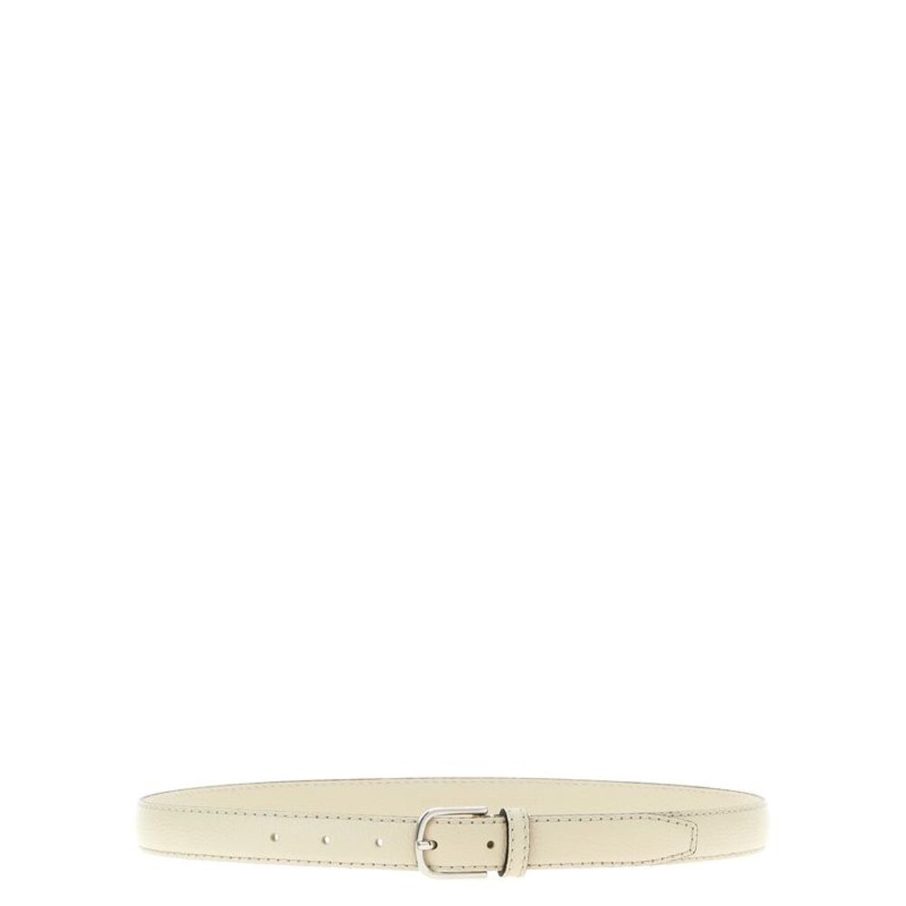 TOTEME White Leather Regular Women's Belt